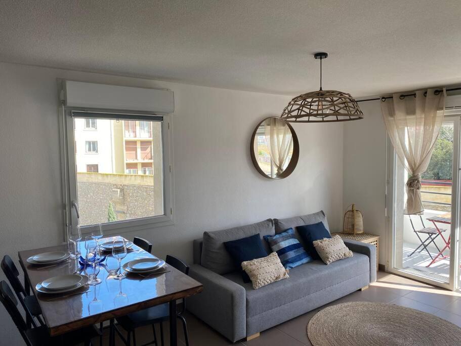 Cosy T3 Gare Terrasse + Parking Daire Sète Dış mekan fotoğraf